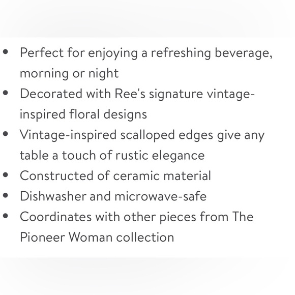 🌺 New The Pioneer Woman Sweet Romance Ceramic Coffee Mug, 17-oz - Picture 3 of 10